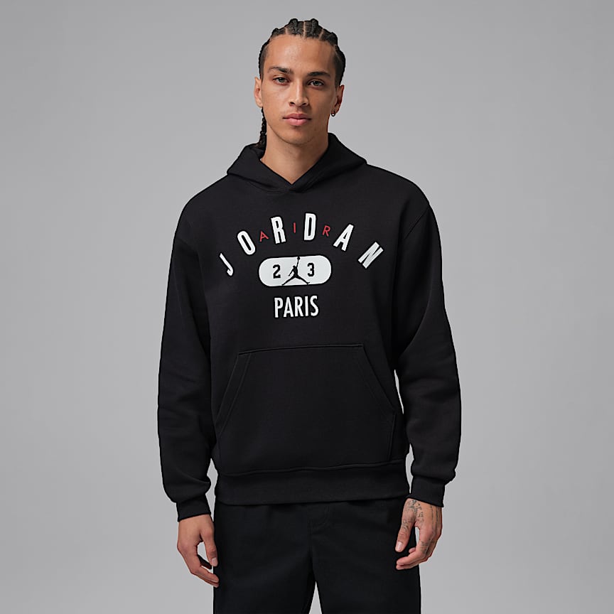 Jordan Men's Milan Fleece Pullover Hoodie. Nike RO
